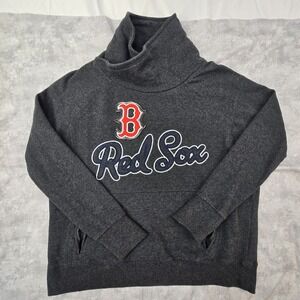 Red Sox Athletic NYC Fashion G-III 4Her By Carl Banks Gray Sweatshirt Size XL